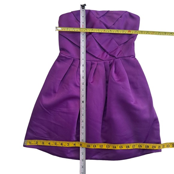 Armani Exchange NEW Dress Size 2 Strapless Tube Bubble Mini Dress - Picture 6 of 11